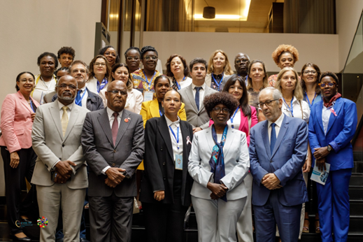 Autoridades na abertura